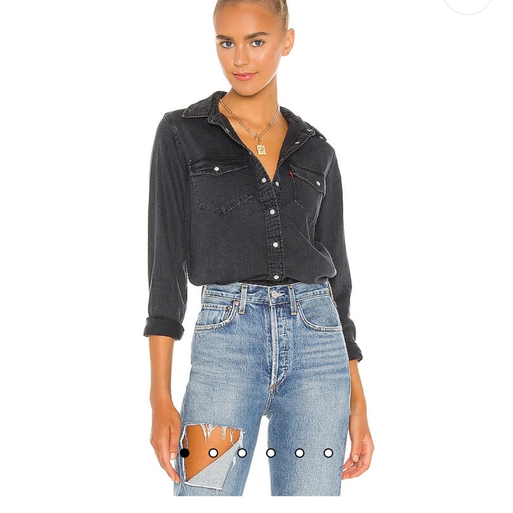 Levi’s Essential Western Top - Black - size L